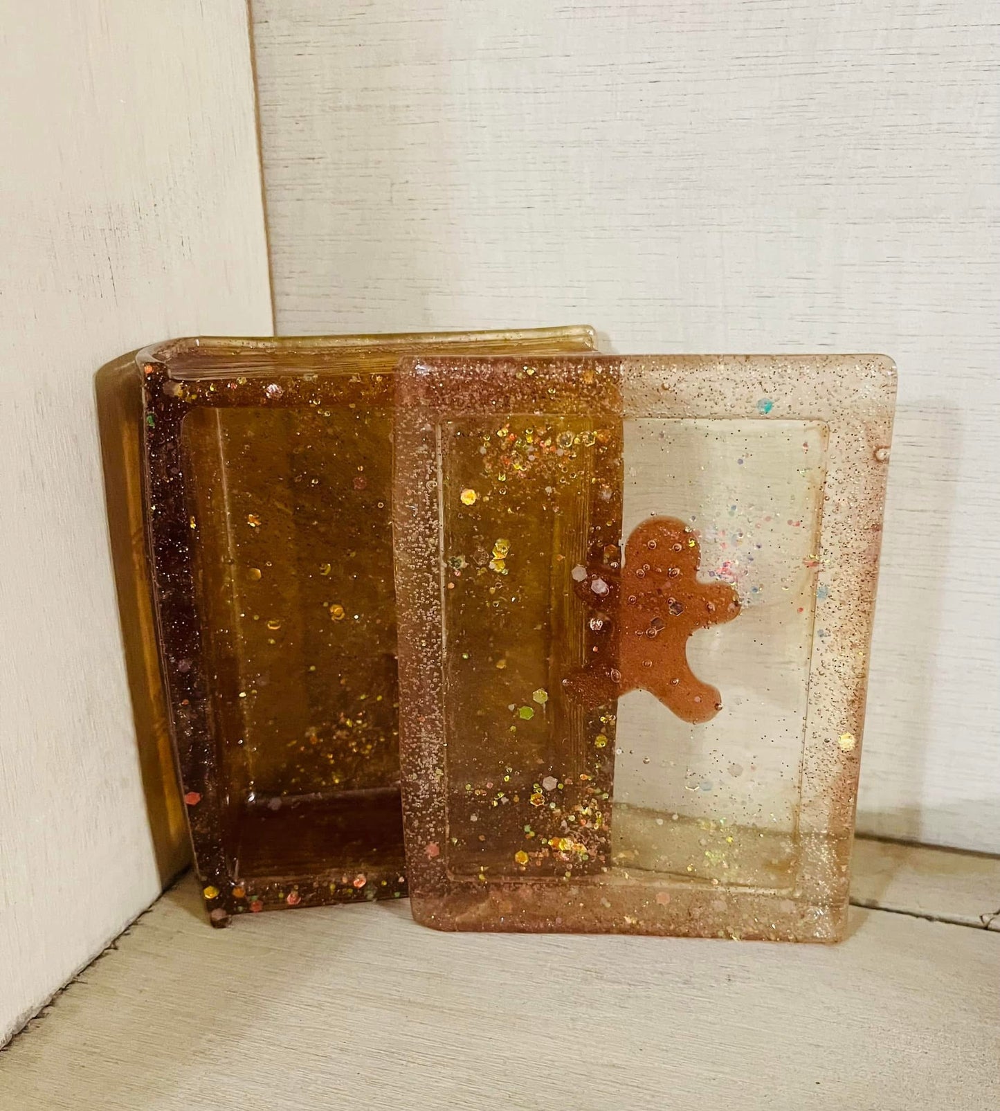 Gingerbread man book box